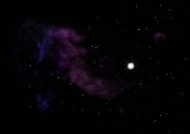 Uzayda bir yıldız alanı bir nebula ve gaz yoğunluğu. Bu görüntünün elementleri NASA tarafından desteklenmektedir .