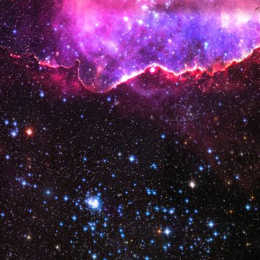 Star field in space and a nebulae clipart
