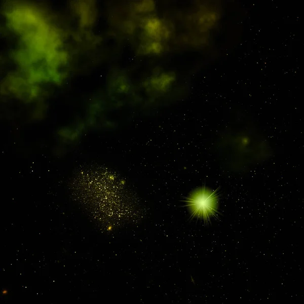 Small part of an infinite star field. 3D rendering — Stock Photo, Image