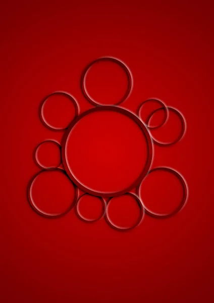 Fondo abstracto y sencillo con círculos — Foto de Stock