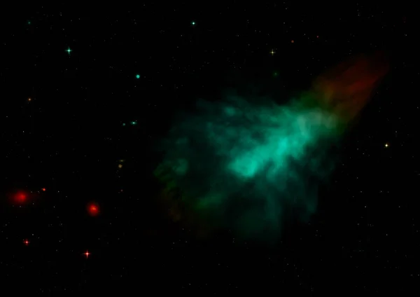 Campo Estelar Espacio Una Nebulosa Una Congestión Gas Elementos Esta — Foto de Stock