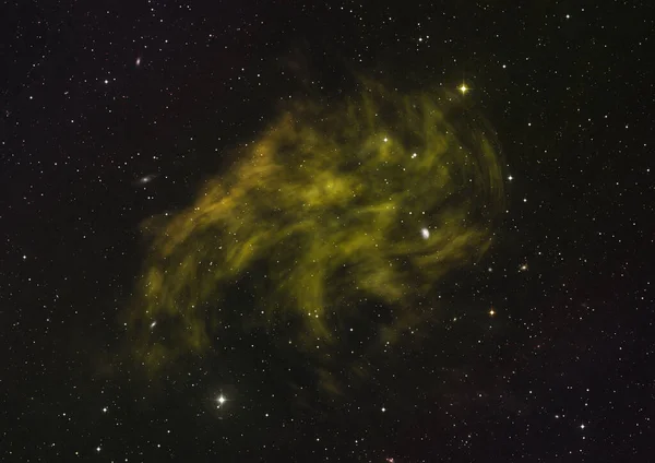 Campo Estelar Espacio Una Nebulosa Una Congestión Gas Elementos Esta — Foto de Stock