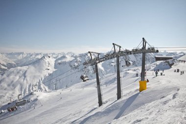 Kış spor Avusturyalı tatil Montafon.