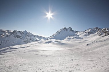 Kış spor Avusturyalı tatil Montafon.