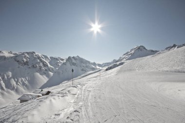 Kış spor Avusturyalı tatil Montafon.