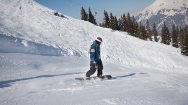 Kış spor Avusturyalı tatil Montafon.