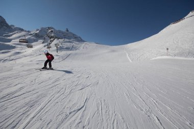 Kış spor Avusturyalı tatil Montafon.