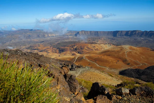 A Tenerife - túrázás ismert egyedi jellege és egymástól elütő — Stock Fotó