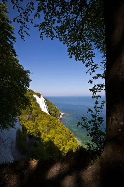 Na praia. Ótimo momento em Ruegen, Giz Cliffs, Praias, Costa — Fotografia de Stock