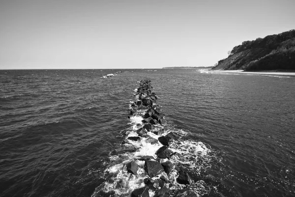 Am Strand. Tolle Zeit auf Rügen, Kreidefelsen, Stränden, Küste — Stockfoto