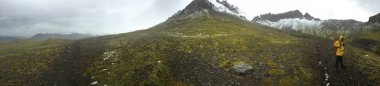 Buzula hiking. Sert, soğuk ve nemli hava. 