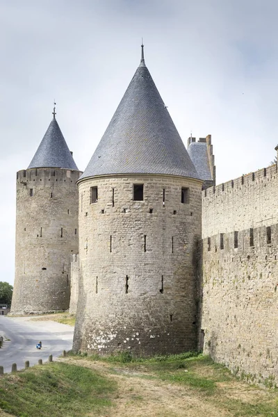 Carcassonne - dúsított francia város — Stock Fotó