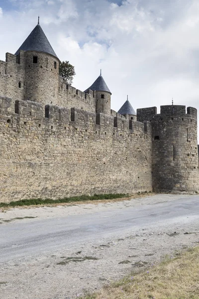Carcassonne - ufortyfikowane miasto francuski — Zdjęcie stockowe