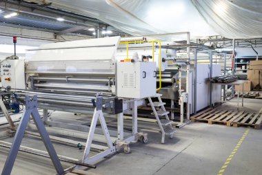 Covid-19 felcinden sonra terk edilmiş fabrika hattı