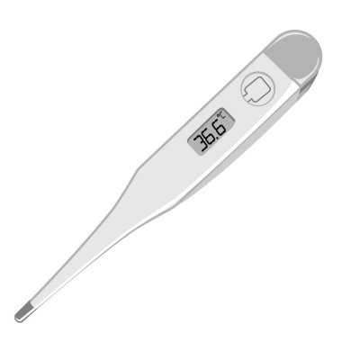 tıbbi muayene için dijital termometre