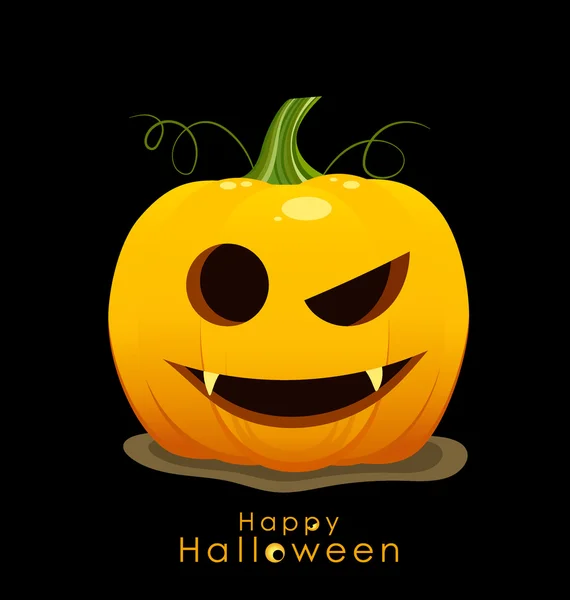 Happy Halloween design background with Halloween pumpkin. Vector — Stock Vector