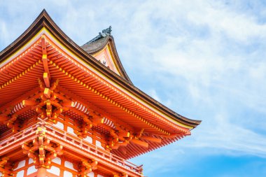 Güzel mimarisi Kiyomizu-dera Tapınağı, Kyoto, Japonya