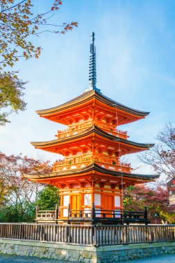Güzel mimarisi Kiyomizu-dera Tapınağı, Kyoto, Japonya
