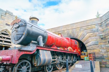 Osaka, Japonya - 1 Aralık 2015: Universal Studios Japonya (Usj). 