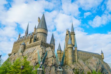 Osaka, Japonya - 1 Aralık 2015: Universal Studios Japonya (Usj). 