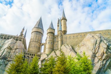 Osaka, Japonya - 1 Aralık 2015: Universal Studios Japonya (Usj). 