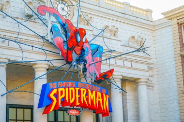 Osaka, Japonya - 1 Aralık 2015: Universal Studios Japonya (Usj). 