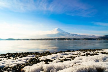 Fuji Dağı ve Gölü kawaguchi, Japonya
