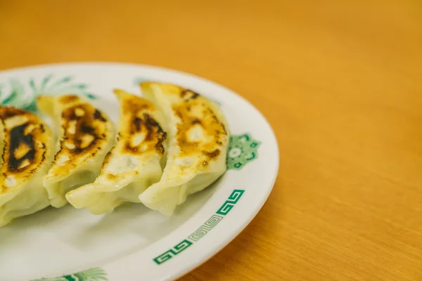 Picture of Gyoza on table — Stock Photo, Image