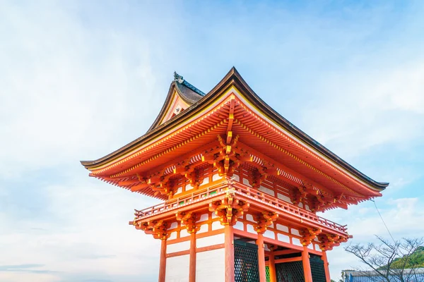 Güzel mimarisi Kiyomizu-dera Tapınağı, Kyoto, Japonya — Stok fotoğraf