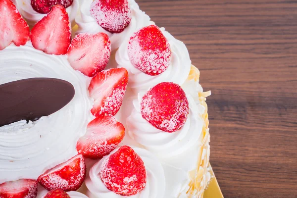 Torta gelato alla fragola — Foto Stock