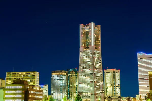 Yokohama, Japão - 24 de novembro de 2015: Yokohama cidade, Yokohama é — Fotografia de Stock