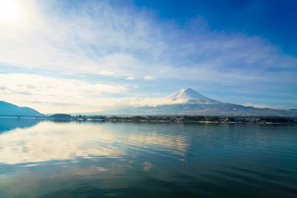 Fuji de montaña y lago Kawaguchi, Japón —  Fotos de Stock