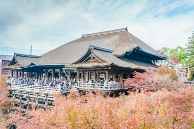 Güzel mimarisi Kiyomizu-dera Tapınağı, Kyoto, Japonya