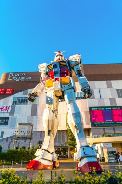 Boyutu Gundam performansları dışında Divercity Tokyo Plaza, Oda tam