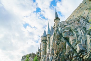 Osaka, Japonya - 1 Aralık 2015: Universal Studios Japonya (Usj). 