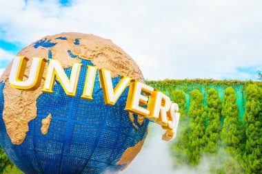 Osaka, Japonya - 1 Aralık 2015: Universal Studios Japonya (Usj). 