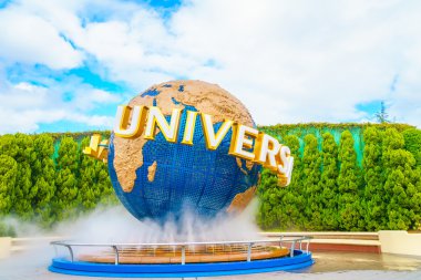 Osaka, Japonya - 1 Aralık 2015: Universal Studios Japonya (Usj). 