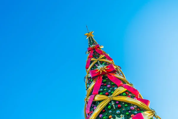 Christmas tree and decorations — Stock Photo, Image