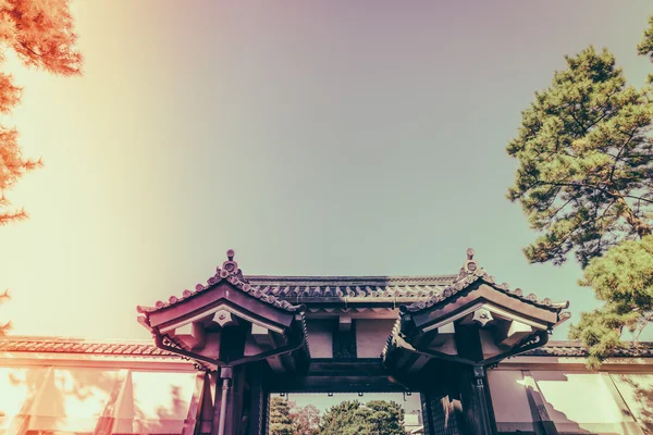 Piękny Pałac Cesarski w Tokio, Japonia (filtrowane obrazu pro — Zdjęcie stockowe