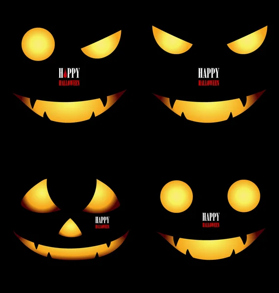 Joyeux fond Halloween avec citrouille Halloween. Poussière vectorielle — Image vectorielle