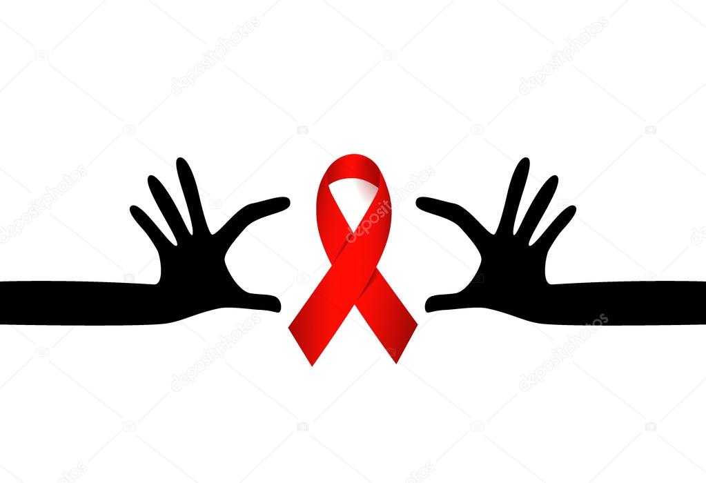 World AIDS Day. 1st December World Aids Day poster. Vector illus