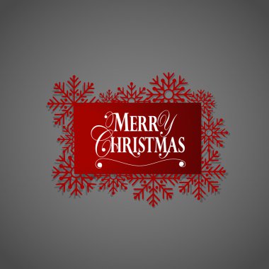 Noel tebrik kartı, vektör illüstrasyonu.