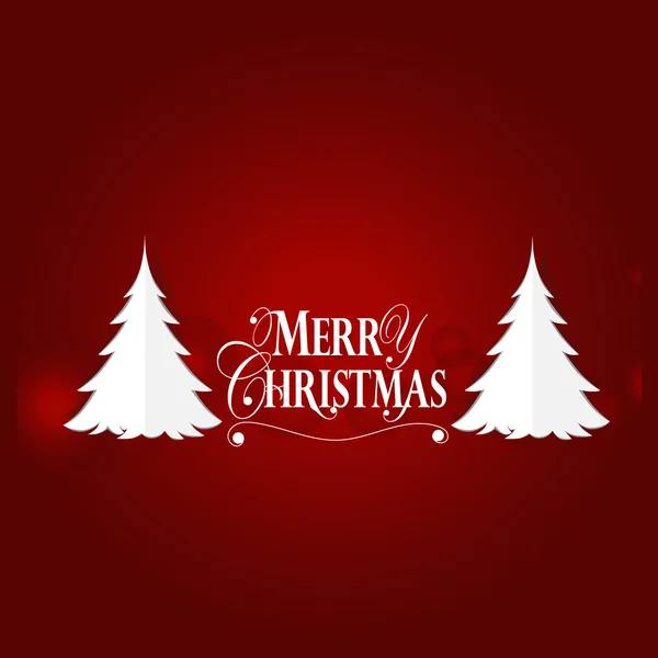 Christmas Greeting Card. Merry Christmas lettering with Christma — Stock Vector