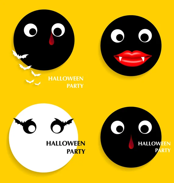 Fond d'Halloween. Illustration vectorielle . — Image vectorielle