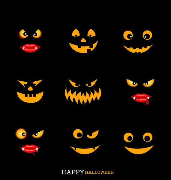 Joyeux fond Halloween avec citrouille Halloween. Poussière vectorielle — Image vectorielle