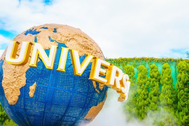 Osaka, Japonya - 1 Aralık 2015: Universal Studios Japonya (Usj). 