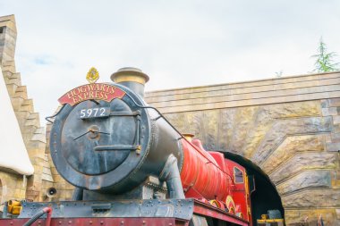 Osaka, Japonya - 1 Aralık 2015: Universal Studios Japonya (Usj). 