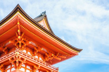 Güzel mimarisi Kiyomizu-dera Tapınağı, Kyoto, Japonya
