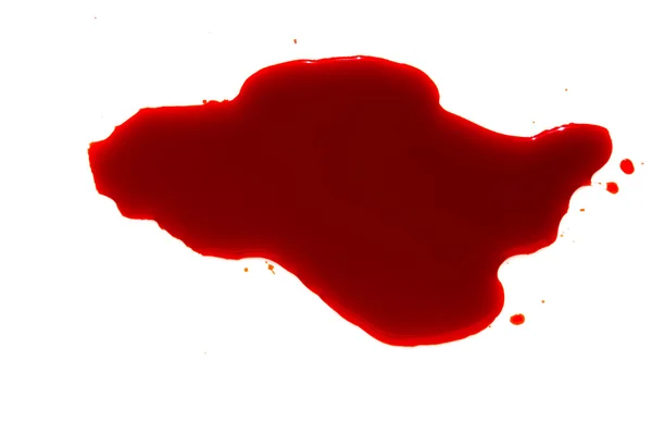 Halloween concept : Blood splatter on white background . — Stock Photo, Image