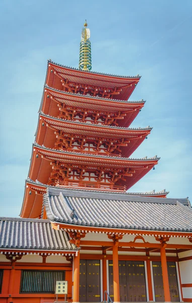 Japonya'da Asakusa Sensoji-ji Tapınağı — Stok fotoğraf